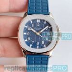 Swiss Grade Replica Patek Philippe Aquanaut Luce 5067A Blue Dial Watch 